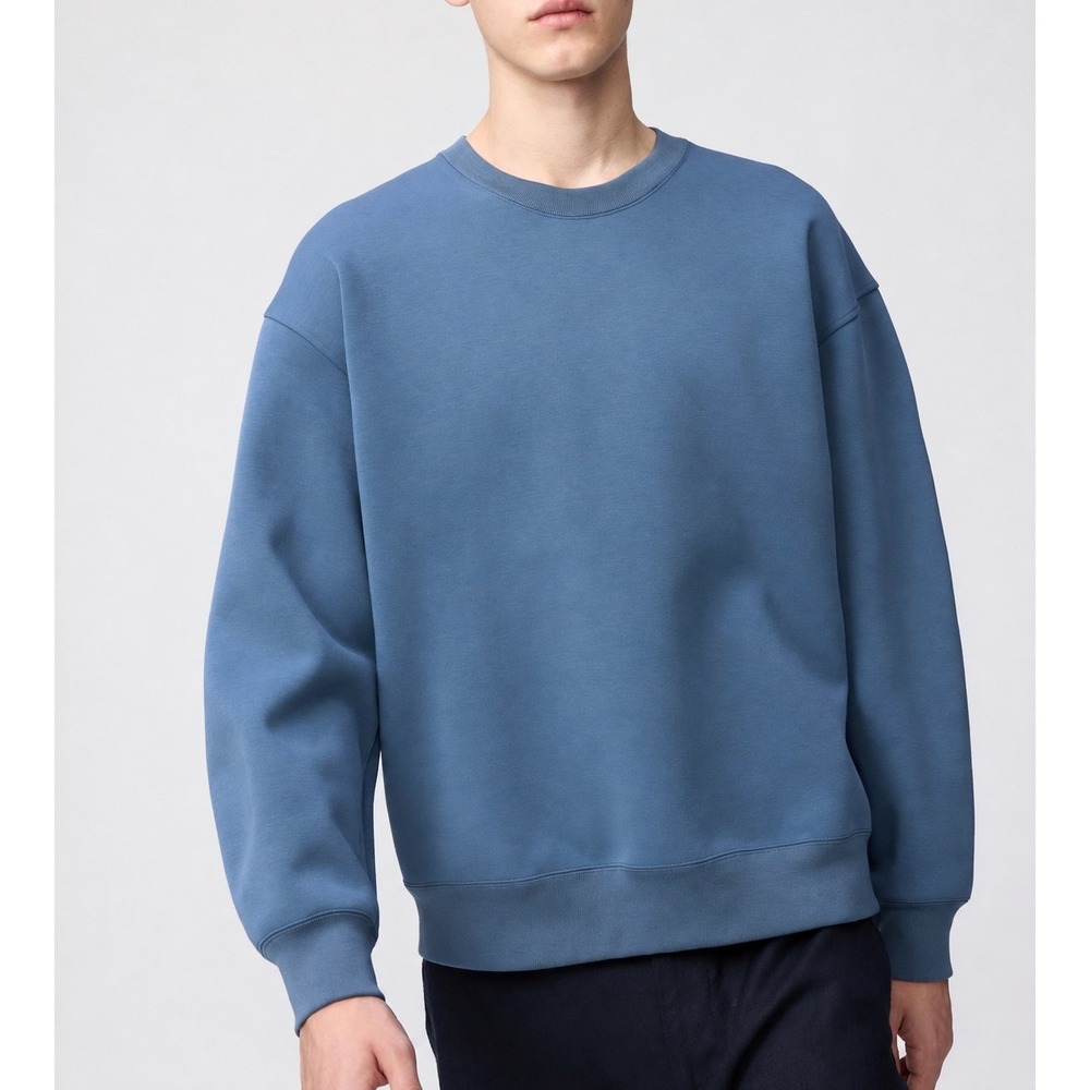 Uniqlo C Clare Waight Keller Relaxed Crewneck Sweatshirt Blue Mens Large NWT